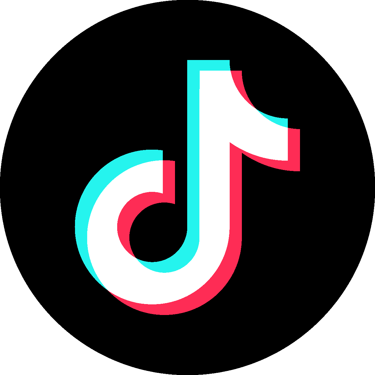 TikTok logo.